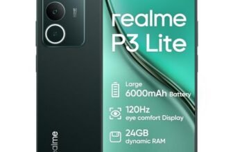 realme P3 Lite Smartphone 8+256GB,Batteria 6000mAh,schermo de confort oculaire 120Hz,50MP AI Camara,Supporto per scheda SD,Verde