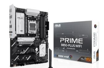 ASUS PRIME B850-PLUS WIFI, Scheda Madre AMD ATX, 8+2+1 Fasi Alimentazione, Slot DDR5, PCIe 5.0, 3 slot M.2, Wi-Fi 6E, Ethernet Realtek 2.5Gb, DisplayPort, HDMI, USB-A e USB-C da 10Gbps, Aura Sync