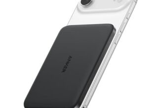 Anker Nano Power Bank Magsafe 5000 mAh, Certificato Qi2 da 15W Batteria Magnetica Ultra Sottile, Caricabatterie Portatile Ultra Veloce, Design Ergonomico, Solo per iPhone 17 Pro Max Air/Serie 16-12