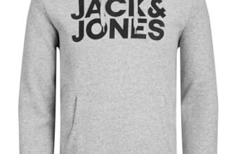 JACK & JONES Jjecorp Logo Sweat Hood Noos Felpe con cappuccio, Grigio (Light Grey Melangegrau), XXL Uomo