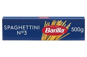 Barilla Pasta Spaghettini N.3 di Semola di Grano Duro, I Classici, Tempo di Cottura 5 Minuti, Confezione da 500g