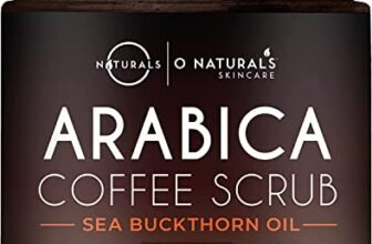 O Naturals Scrub Corpo Esfoliante Caff Arabica – Olio Corpo Levigante Anticellulite Scrub Corpo Peli Incarniti Oli Essenziali- Sale del Mar Morto Scrub Viso Esfoliante e Scrub Piedi Cura lÕAcne