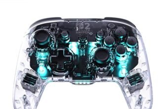 Turtle Beach Afterglow Chiaro Controller da gaming RGB wireless con licenza ufficiale per Nintendo Switch 2