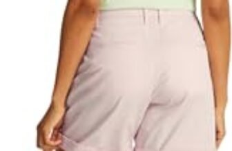 Tommy Hilfiger Pantaloncini Chino Donna Mom Fit, Rosa (Light Pink), 40