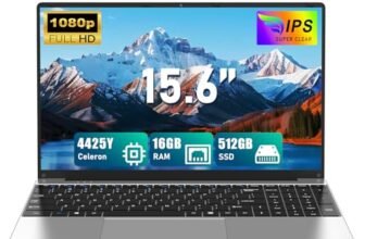 CHIFUYOU Computer portatile 8 GB RAM DDR3 256 GB SSD 15,6 pollici 2026 PC portatile Desktop processore 4425Y (fino a 1,7 GHz), 1920 × 1080 Full HD, Win 11, compatibile con Wi-Fi 5 e Bluetooth