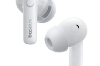 Baseus EP10 Pro Auricolari In Ear Wireless, cuffie Bluetooth con riduzione del rumore di -50dB, auricolari Noise Cancelling con Hi-Res & LDAC, 6-Mic AI per chiamate chiare, IP55, 55H, Bluetooth 6.0