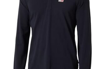NAPAPIJRI Evan Long Sleeve Polo Shirt Black