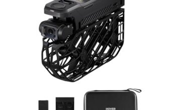 HOVERAir X1 PROMAX Action Cam Volante, drone 8K pieghevole con 10+ Modalità di Volo Completamente Automatiche, 42 KM/H Velocità di Follow, Vola Ovunque con OmniTerrain (Basic Combo)