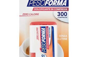 Pesoforma Dolcificante, Zero Calorie, senza Glutine, 300 Compresse