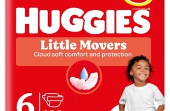 Huggies Pannolini Little Movers, Taglia 6 (15-30 Kg), Confezione da 102 pannolini, Formato Gigapack