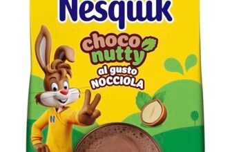NESQUIK Choconutty gusto Nocciola Preparato per Bevanda con Cacao Solubile, Sacchetto 300g