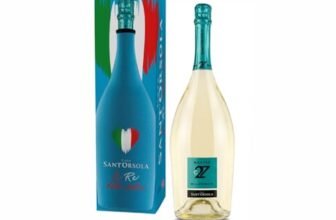 Sant’Orsola – Spumante Magnum Cuvèe Millesimato ”Il Re della Festa”, Extra Dry 11%, da Prestigiosa Uva Bianca Italiana, Confezione Regalo, Gusto Secco con Note Fruttate, 1×1500 ml