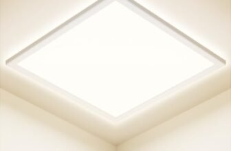 Feliigo Plafoniera LED Soffitto 18W, 4000K Ultra Sottile Lampada da Soffitto Quadrata, 1600LM Plafoniera Bagno IP44 Impermeabile Ø22CM Lampadario LED per Camera da Letto, Cucina, Soggiorno, Balcone