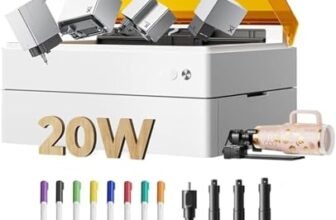 xTool M1 Ultra 4-in-1 Kit Premium: Incisore Laser 20W, Stampa Inkjet, Taglio con Lame, Disegno con Penna – Macchina Fai-da-te per Artigianato e Piccole Imprese, 1000+ Materiali