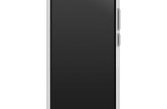 OtterBox Bundle per Samsung Galaxy A02s Cover React Series, Testata a Norme Mil-Std 810G + Protezione Schermo Vetro Trusted Glass, Trasparente