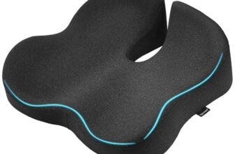 Arbanith Cuscino in memory foam per sedia da ufficio, seggiolino auto, aereo, candeggina