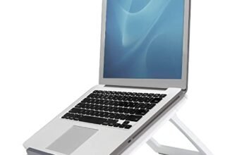 Fellowes 8210101 Supporto pc portatili pieghevole I-SPIRE Series, bianco