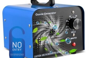 Generatore di Ozono Professionale 60000 mg/h, ozonizzatore industriale, Ozonizzatore Purificatore d’Aria Ozono con timer da 120 minuti, 300㎡ O3 Macchina Ozono per Casa Ambienti, Auto, Uffici, Hotel