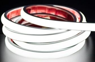 pcning 5M Striscia LED COB 220V Adesiva senza Trasformatore IP67 Impermeabile Strip Light, 5 Metri Strisce LED Adesive 220 Volt da Interno Esterno (Bianco Freddo, 5)