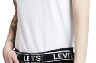 Levi’s 2-Pack Crewneck Graphic Tee, T-shirt Uomo, Multicolore ( Sportswear White/Mineral Black ), XXS