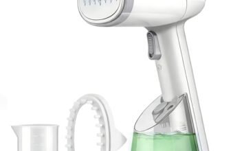 Ferro da Stiro Verticale 2000W, Stiratore Verticale Portatile con Serbatoio 260ml e Cavo 2m, Stiratrice Verticale per Vestiti Stirella Verticale da Viaggio Stiro Verticale Vapore Generator Accessori