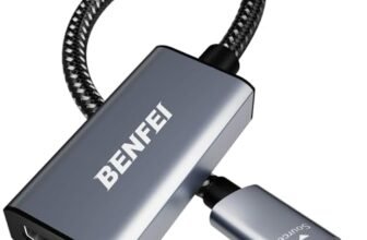 BENFEI Adattatore USB C a HDMI 4K@60Hz, Adattatore USB Tipo C a HDMI [Compatibile Thunderbolt 3/4] per iPhone 15,16 Pro/Max MacBook Pro/Air 2023 iPad Pro iMac S23 XPS 17 e altro