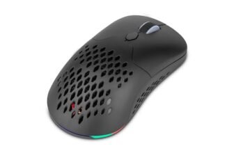 Yeyian Mouse da Gioco 3 in 1 Shift con Effetti RGB 6 | 26.000 dpi | Risposta 1 ms | 6 Pulsanti programmabili | Batteria da 600 mA | USB Tipo C | Cablato, Wireless (2,4 GHz) e Bluetooth