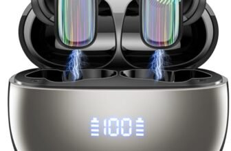 Conyat AI Cuffie Traduzione, Buletooth 5.4 Auricolari Traduzione con 164 Lingue/6 Modalità di Traduzione, Cuffie Traduttrici 3-in-1 con ENC Mics, Cuffie Bluetooth 5.4 per Viaggi/Affari/Studio, Nero