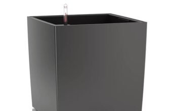 LECHUZA CUBE Premium 40 antracite metallizzato 16363