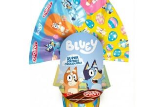 Dolfin Uovo Pasqua Con Cioccolato Finissimo al Latte Bluey 220gr – Senza Glutine