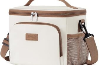 Lifewit Borsa Termica Porta Pranzo,Borsa Frigo Riutilizzabile per Uomo Donna, Borsa Porta Pranzo Portatile Congelabile a Prova di Perdite con Tracolla Regolabile per Adulti per Lavoro/Picnic