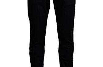 JACK & JONES Jjiglenn Jjfelix Am 046 50 SPS Noos, Jeans Slim Uomo, Nero (Black Denim), W33/L32 (Taglia Produttore: 33)