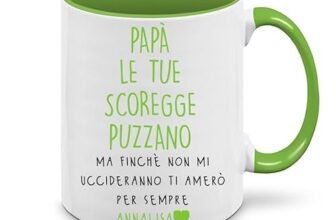 Mr. Gadgets Tazza in Ceramica Le tue scoregge puzzano Personalizzabile con nome-Divesi colori disponibili-San Valentino-Natale-Compleanno (Papà)
