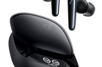 Soundcore Liberty 4 Pro di Anker, auricolari wireless con cancellazione del rumore adattiva in tempo reale, 7 sensori, ricarica 2x più veloce, musica Hi-Fi, chiamate nitide con 6 microfoni e IA