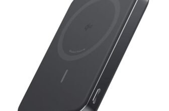 Anker MagGo Power Bank Magsafe 10000 mAh, Batteria Magnetica Ultra Sottile, Certificato Qi2, Portatile, 15 W, Ultra Veloce, Compatibile con MagSafe, Design Ergonomico, Solo per iPhone 17 Pro Max/16/15