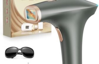 Haarlosy IPL Epilatore Luce Pulsata – Indolore Epilatore Laser con Funzioni 3 IN 1 (HR/SC/RA), 9 Livelli 999.900 Flash per Uso Domestico su Donna Uomo Bikini, Corpo, Ascelle e Gambe