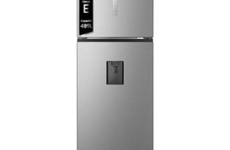 Hisense RT600N4WC2 Frigorifero Doppia Porta, 467 Litri, Total No Frost, Colore Inox, 70.4 × 68.6 × 185 cm