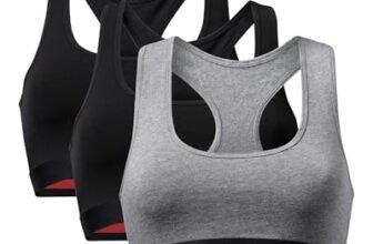 DANISH ENDURANCE Reggiseno Donna in Cotone Biologico – Intimo Morbido e Traspirante, Reggiseni Comodi da 1 o 3 Pezzi, 3 X Multicolore (2 X Nero, 1 X Grigio Scuro), L