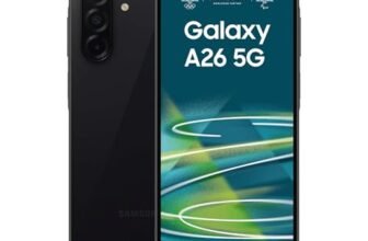 Samsung Galaxy A26 5G, Smartphone con Funzioni intelligenti, 3 anni di Garanzia del produttore, Display Super AMOLED 6.7”, 6GB RAM, 128GB, 5.000 mAh, memoria espandibile, Black [Versione Italiana]