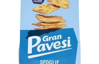 Gran Pavesi Cracker Le Sfoglie Classiche, Cotte al Forno, Senza Olio di Palma, 180 g