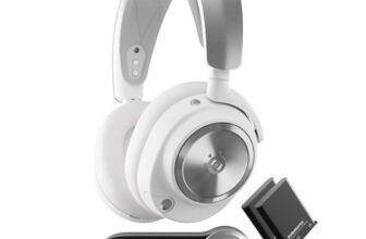 SteelSeries Arctis Nova Pro X – Cuffie da gaming wireless multi-sistema per Xbox – Driver magnetici al neodimio – Cancellazione attiva del rumore- Infinity Power System- Xbox, PC, PS5, Switch, Mobile
