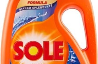 Sole Detersivo Lavatrice Proteggi colore 41 Lavaggi, Formula Bianco Splendente, Detersivo Lavatrice Liquido Proteggi colore, rimuove le macchie a basse temperature