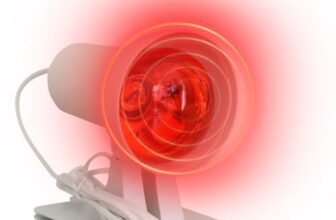 Lotvic Lampada Infrarossi 150 Watt, Termica con Timer, Luce Rossa per Viso, Corpo, Muscolare, Schiena, 1 Unità