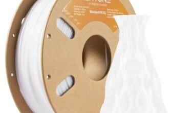 ERYONE PETG Filament 1.75mm, Filament PETG for 3D Printer 1KG, +/-0.03mm, White