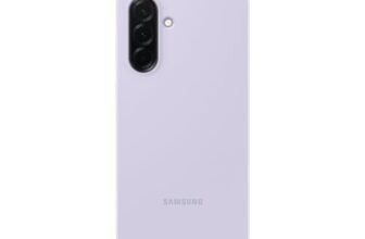 Samsung Silicone Case cover morbida colorata in silicone per Galaxy A36, Lavender