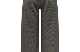 JdY JDYGEGGO MIA Long Check Pant Jrs Noos, Pantaloni Donna, Cobblestone/Checks:Mini Check,