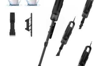 VersLife C8PRO Aspirapolvere con Filo, Scopa Elettrica 30KPa 600W con Bocchetta Senza Spazzola, Aspirapolvere Potente con Cavo da 5M, Filtro HEPA, Tubo Telescopico, per Pavimenti, Tappeti e Tende