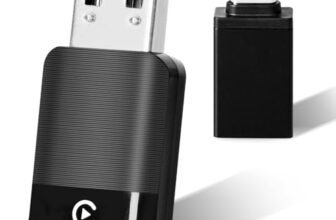 Adattatore CarPlay Wireless, 2026 Upgrade CarPlay Dongle Converte Cablato a Wireless per iPhone, USB C/A Plug and Play, per Apple iPhone iOS 10+ e Auto con CarPlay