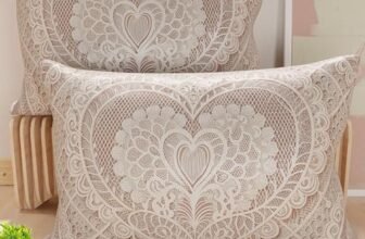 PETTI Artigiani Italiani – Coppia di Federe Cuscino 40×60 cm in Microfibra, Cuscini Arredo Camera da Letto, Divano, Salotto, Set 2 Fodere Copricuscino, Federa Shabby 321, 100% Made in Italy