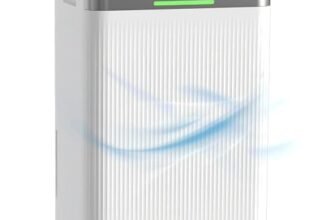 HAUSHOF Deumidificatore Elettrico 20L/Giorno, Silenzioso 41dB, Deumidificatore Portatile per Casa, con Ioni Negativi, Serbatoio 4,5L, 3 Modalità, Ideale per Camera e Cantina